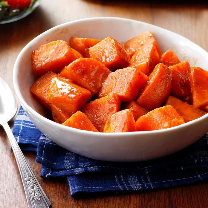 Maple Glazed Sweet Potatoes
