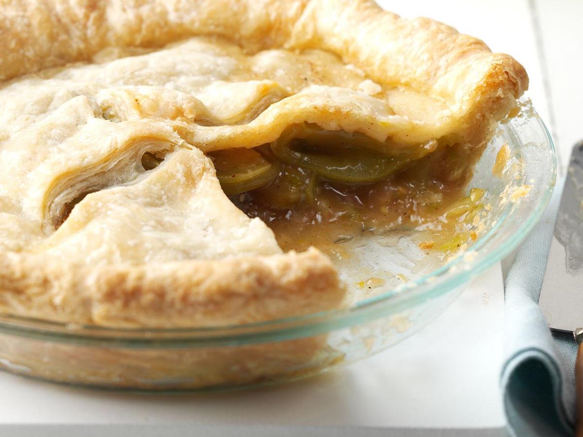 Sweet Green Tomato Pie