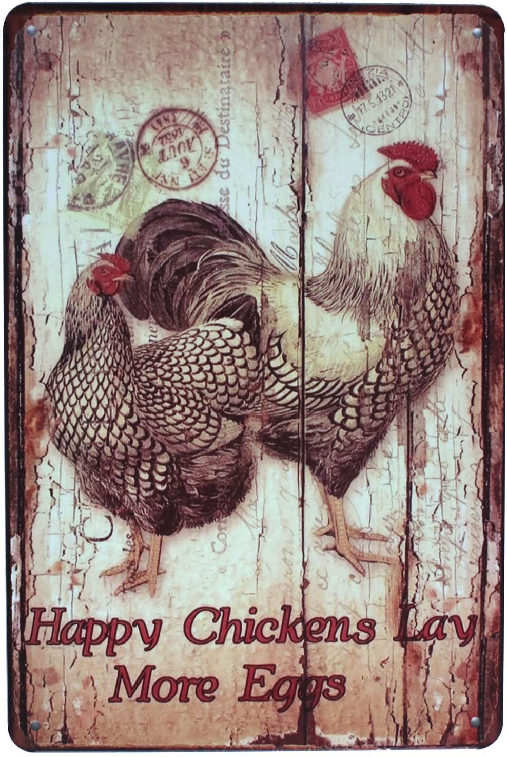 "Happy Chickens Lay More Eggs"