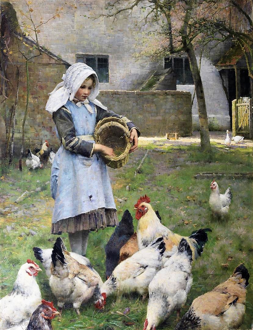 Painting by Walter Frederick Osborne, 1885