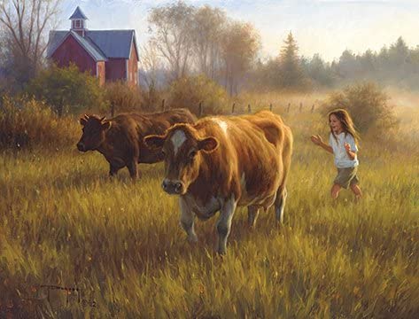 'Time for Milking' by Robert Duncan